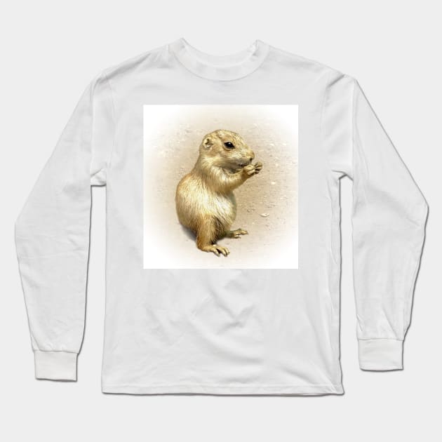 Prairie dog cub Long Sleeve T-Shirt by Guardi